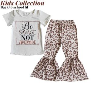Kids Leopard Print Outfit